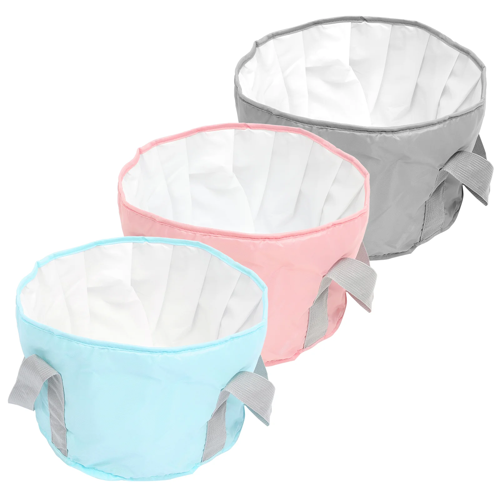 

3Pcs Foot Wash Bucket Camping Water Bucket Portable Foot Soaking Tub