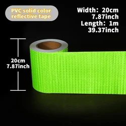 Multicolor 20CM Reflective Safety Warning Tape (Grass Green 1M)