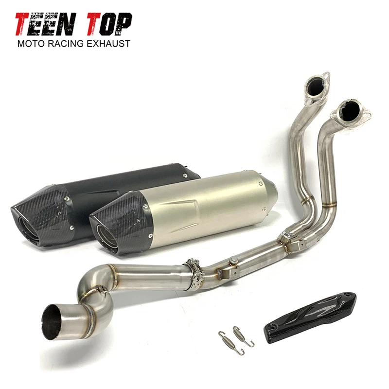 Motorcycle Exhaust For BMW F900R F900XR 2020~2021 Exhaust Middle Pipe Stainless Steel Silencieux Moto 51mm Exhaust Muffler Tube - Image 4