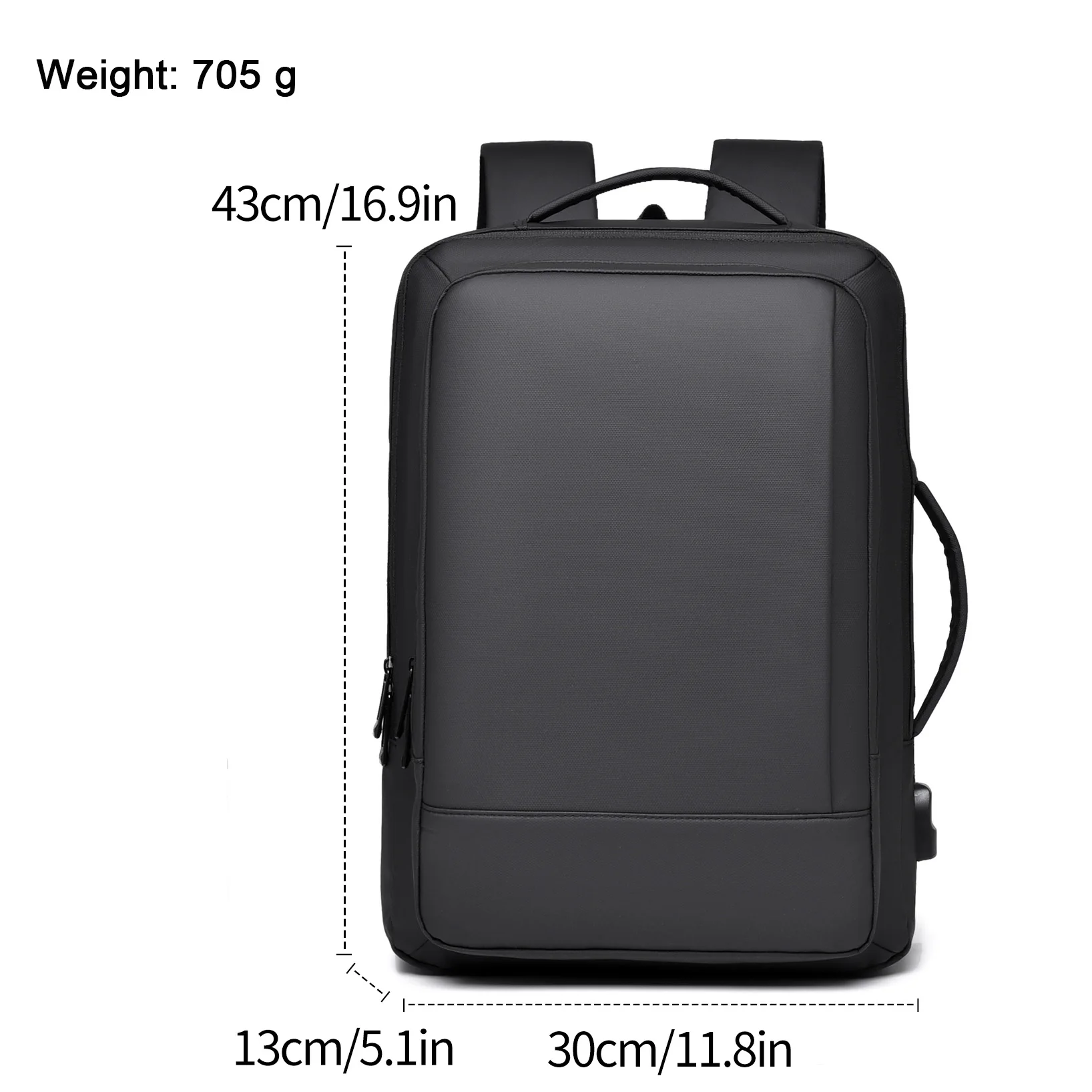 New High-capacity Expandable Travel Backpack For Both Men And Women, Simple Commuting Backpack, Computer Bag, Business Backpack - 2