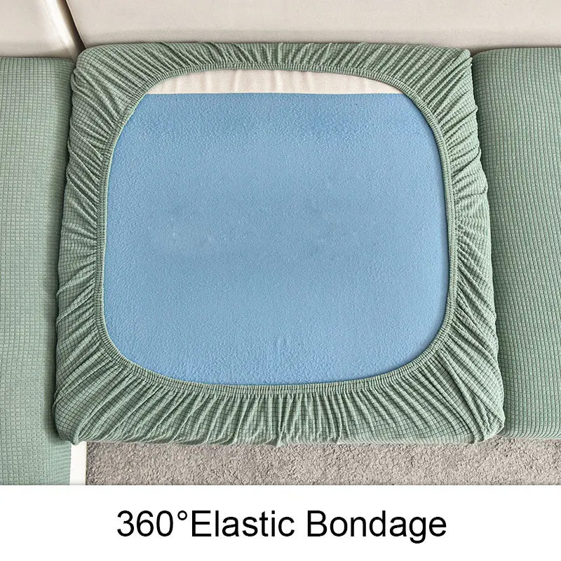 1PC Waterproof Sofa Couch Cover Elastic Seat Cushion Cover L shaped Combination Chaise Sofa Slipcover For Living Room Home Decor 5
