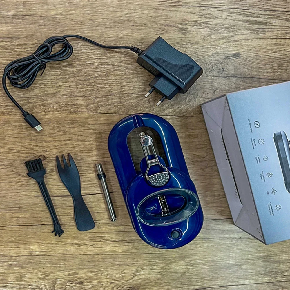 Electric Cigarette Rolling Machine, 6.5MM/8MM Tobacco Injector Filling Machine, DIY Automatic Injector Maker Smoking Accessories - 6