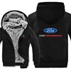 Ford Performance Hoodies Men Fashion Coat Winter Warm Fleece Ford Performance Sweatshirts Jacket Pullover 1