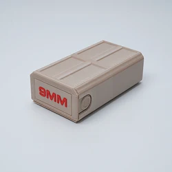 9mm Pull - Out Ammo Storage Case - 50 - Round Capacity (Khaki)