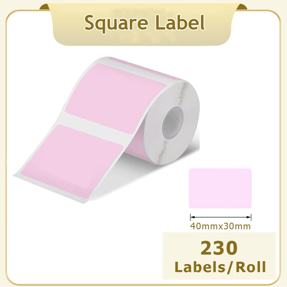 Compact 40mm Self-Adhesive Thermal Label Printer Paper