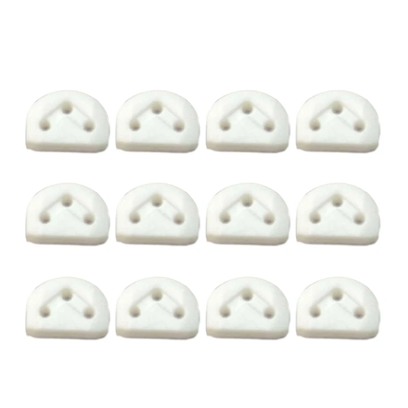 12-Piece Guitar String Retainer Set with Triple-Cornered Chord Ties
