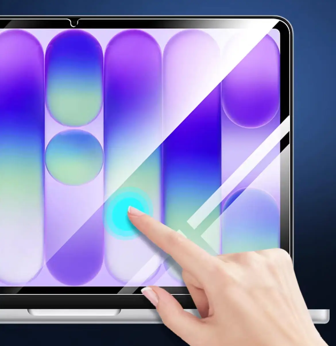 2PCS Tempered Glass Screen Protector for 13'' Laptop - 9H Hardness, Anti-Dust Protective Film