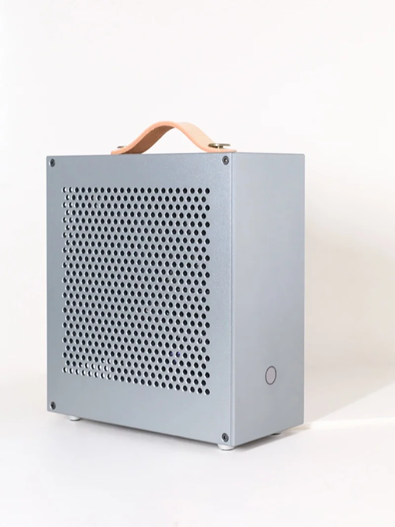 DC-ATX power supply half height knife card mini itx chassis soft routing aluminum alloy