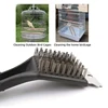 Bird Feeder Cleaner Brush Bird Cage Cleaner Stainless Steel Multifunctional Ergonomics Handle Durable Bird Droppings Cleaning 4
