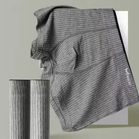 MiiOW 4 pièces coton hommes Boxer sous-vêtements graphène antibactérien homme troncs respirant rayé hommes caleçons boxeurs hommes culottes 3