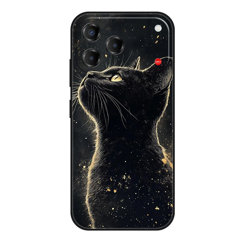 Marble Painted Soft Matte Silicone Back Cover - Elegant Design Case
