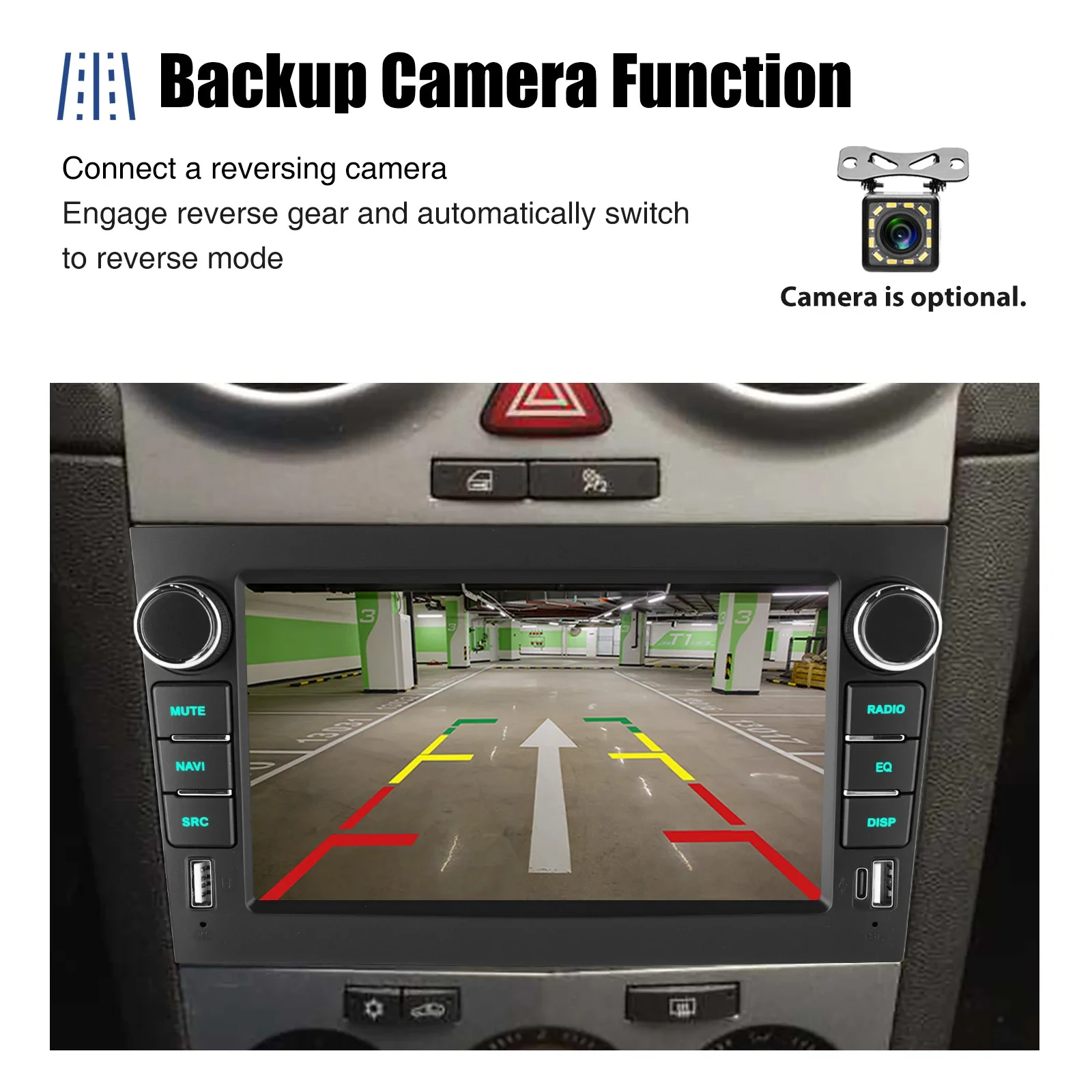 ESSGOO Autoradio Android 14 7" 4+64GB für Opel Vauxhall Corsa C/D Zafira B Astra H Vectra C Wireless Carplay Android Auto GPS Navigation FM BT WIFI Lenkradsteuerung RDS Dual USB Typ C KI Stimme Multimedia-Videoplayer – Detail 21