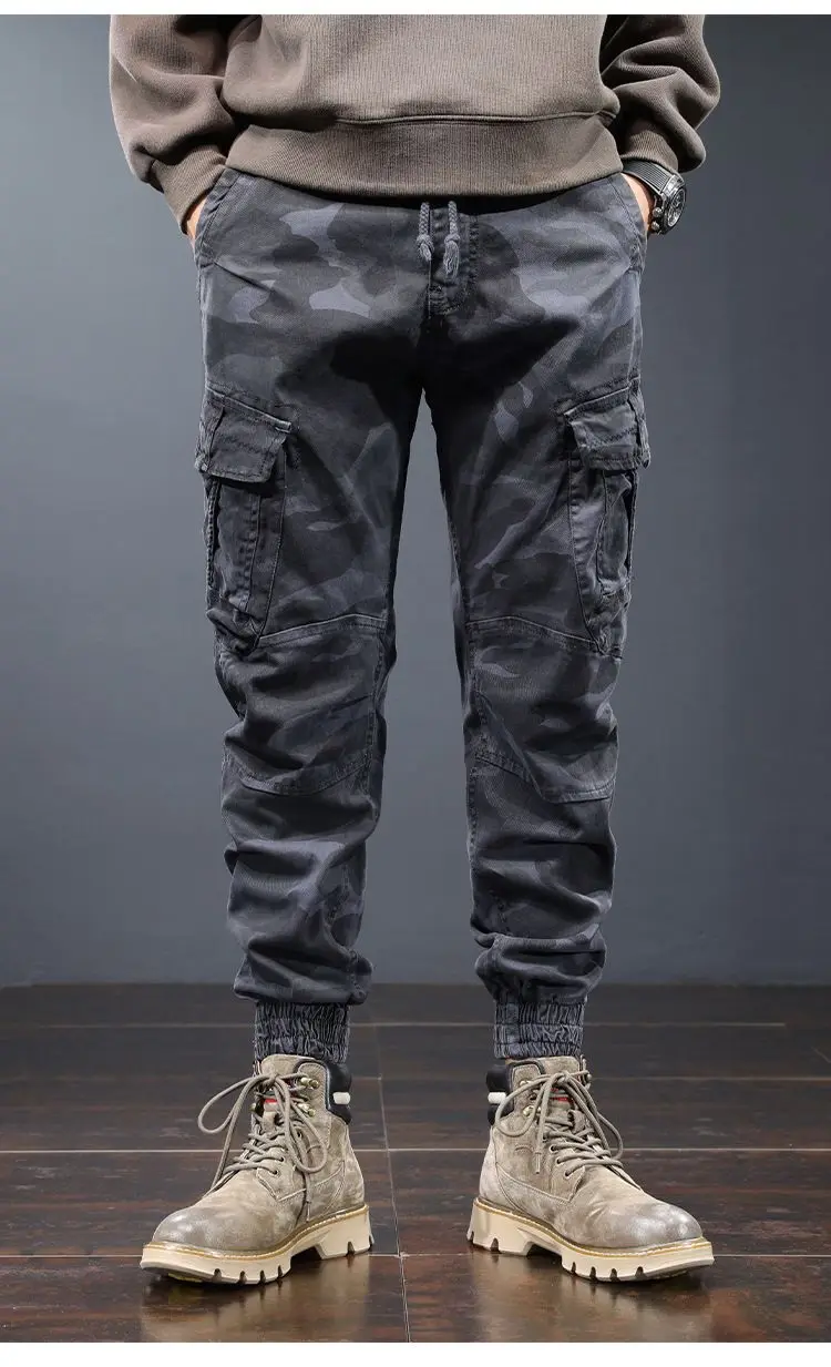 High Quality Cargo Pants Men Jogging Casual Pants Full Length Military Mens Streetwear Adults Work Tactical Tracksuit Trousers