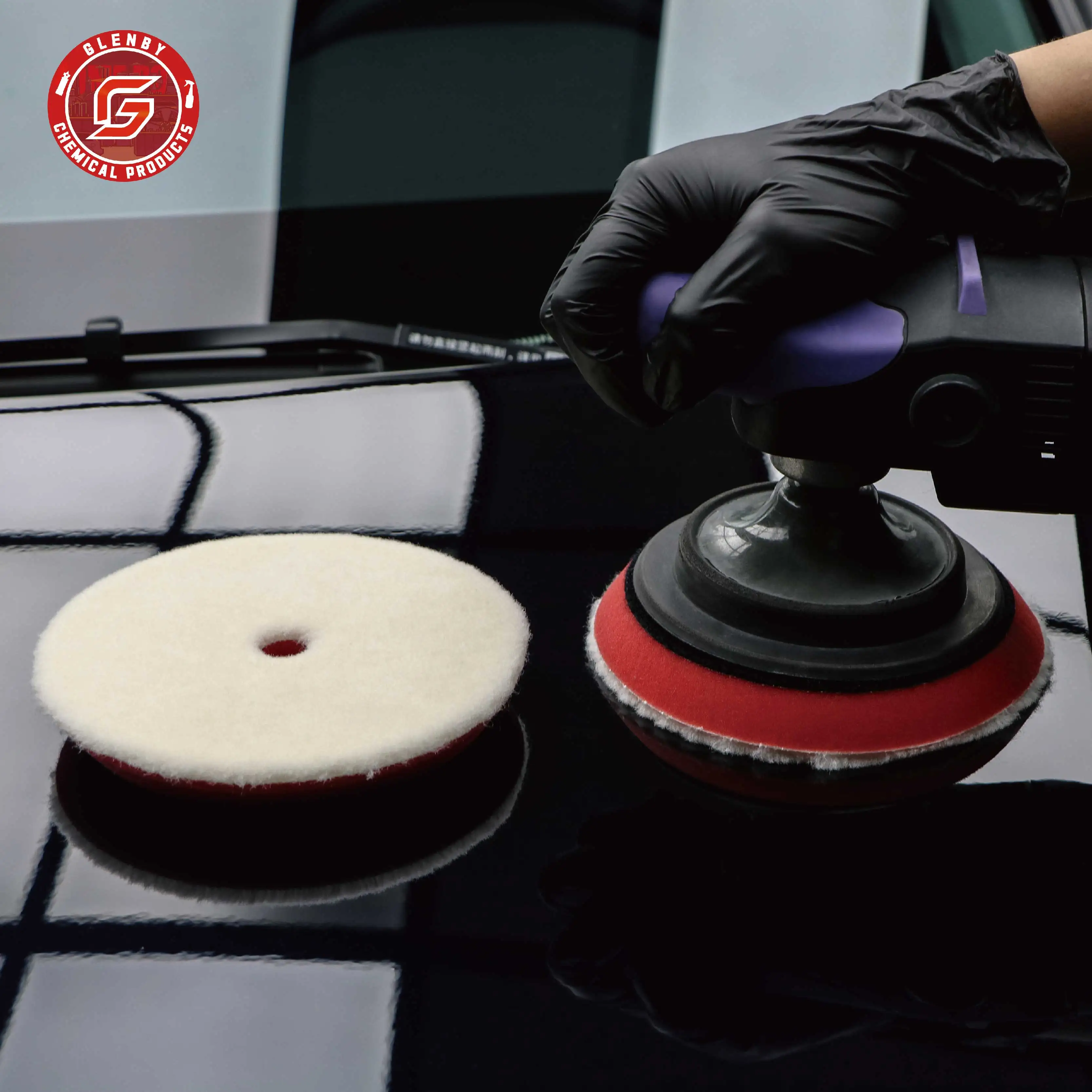 Heavy Cutting 5inch/6inch Wool Polisher Pad for Marine and Epoxies