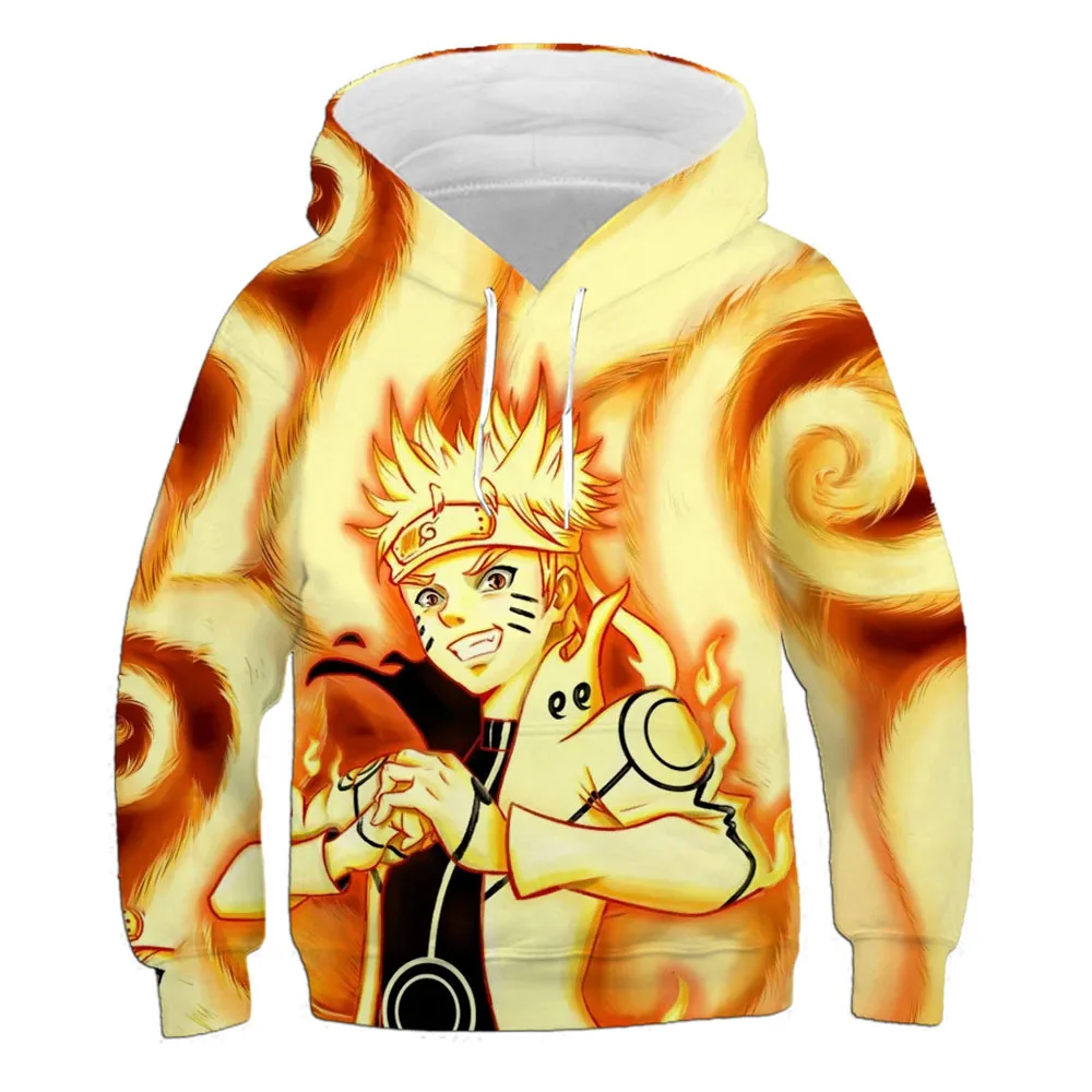 

Children Naruto Hoodie Teenager Boys 2022 New Fashion Hoodie Autumn Casual Hooded Sweatshirt for 4-14 year olds 2023 New