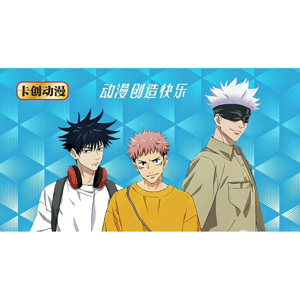 New Jujutsu Kaisen Cards Gojo Satoru Fushiguro Megumi Itadori Yuji Warlock Japanese Anime Character Games Collection Toy Gift