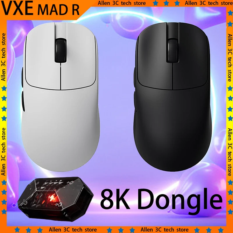 VXE MAD R MAJOR Wireless Mouse 8KHZ 2Mode Paw3950