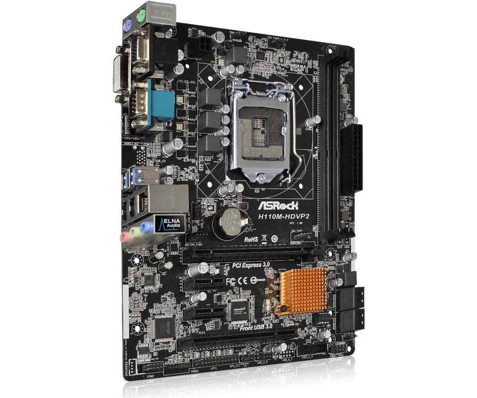 ASRock H110 Motherboard H110M-HDVP2 Motherboard LGA1151 support