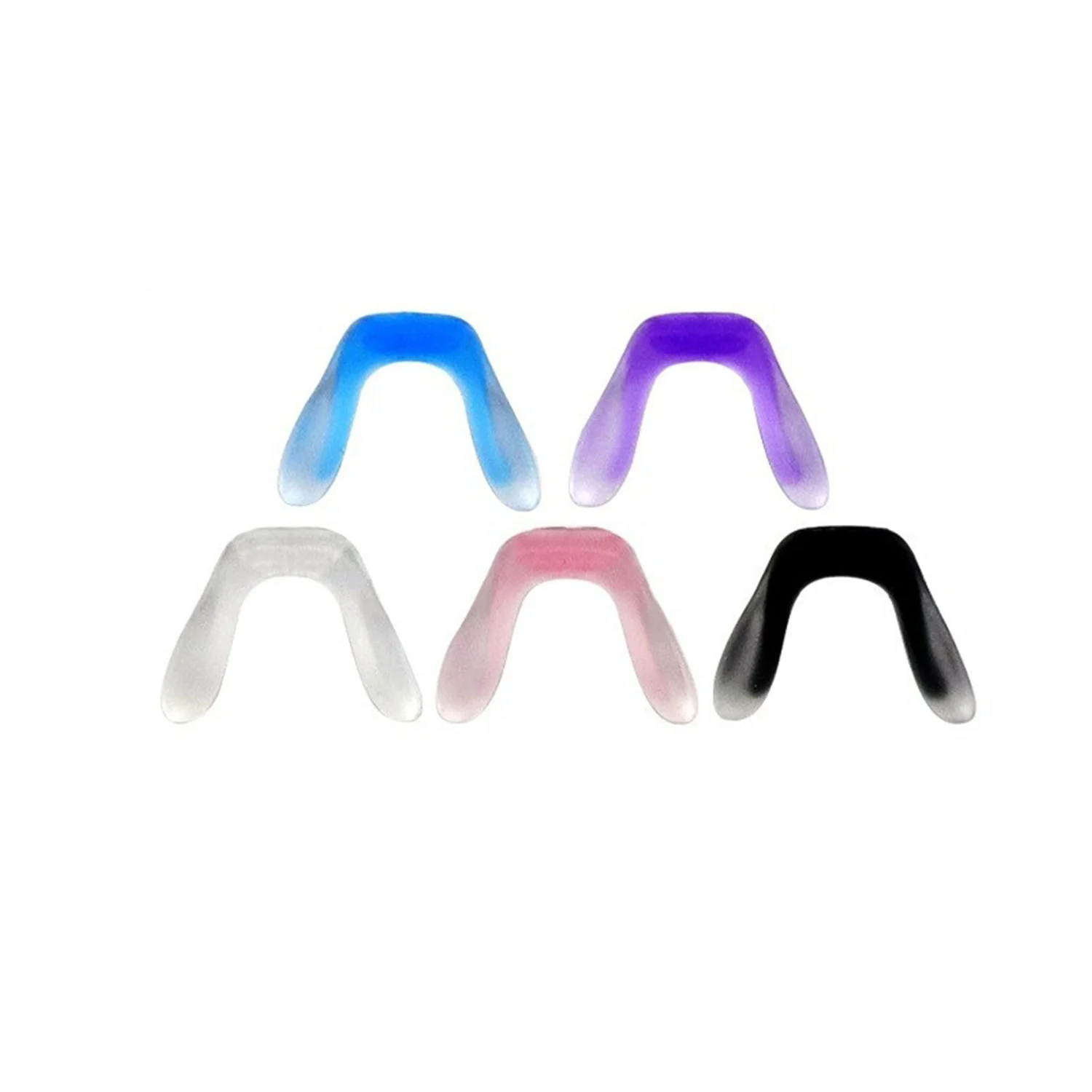 Transparent U Shape Silicone Conjoined Children's Eyeglass Soft Nose Pads For Glasses Anti-Slip Insert Nose Pad 3