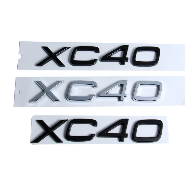 3d Schwarze Kofferraumbuchstaben Für Volvo C30 V40 V50 V60 V90 S40