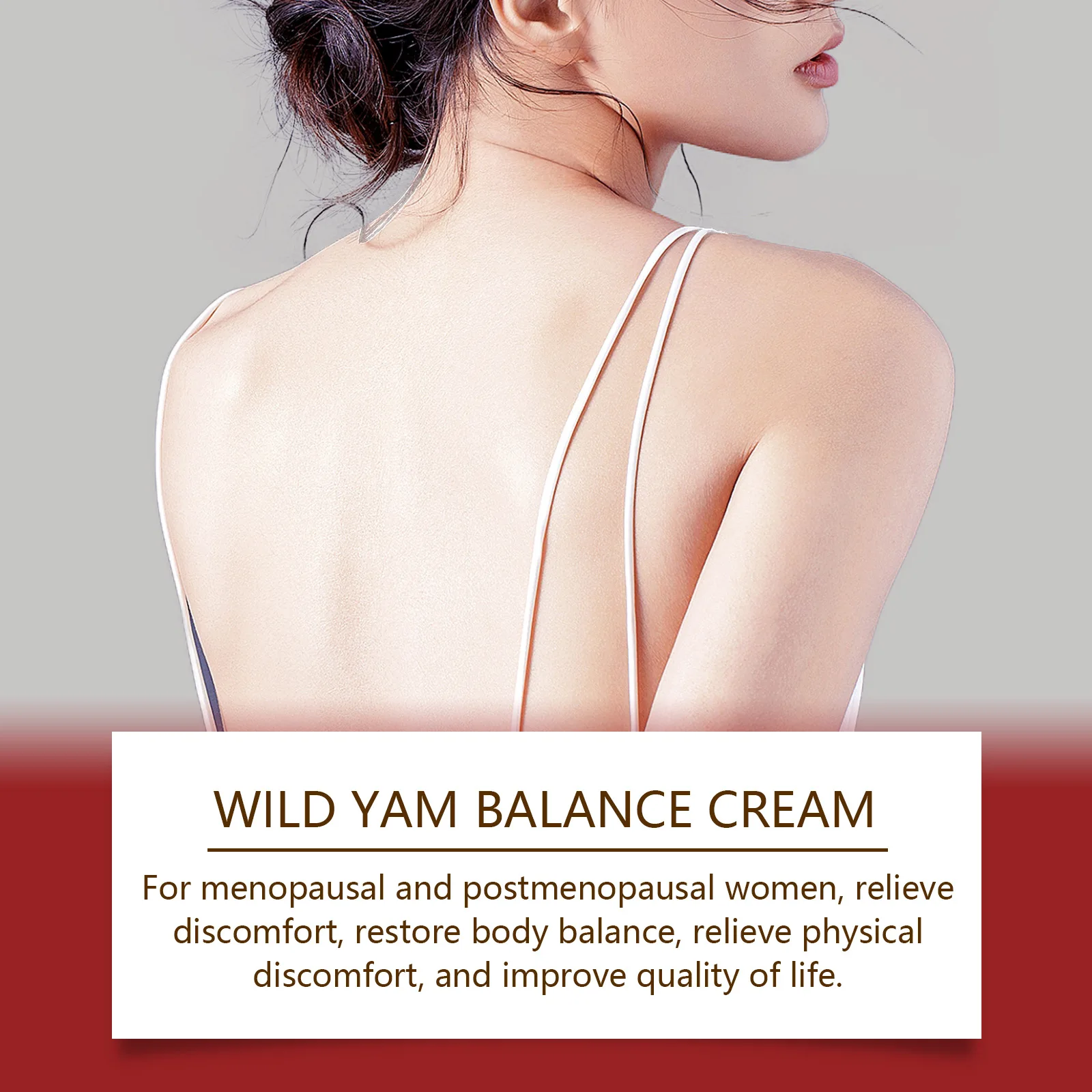 Wild Yam Cream Progesteron Ormone Regolazione Bilanciamento Rafforzamento Levigante Idratante Rughe Rimozione Balsamo Salute delle Donne 3