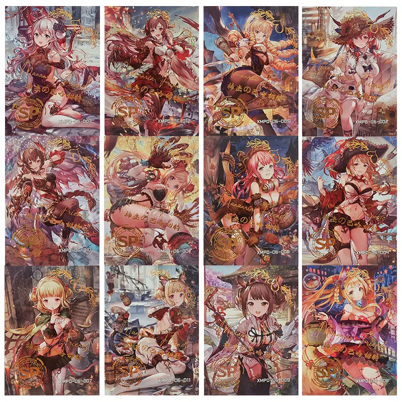 

Anime Goddess Story Hot Stamping SP Flash Card Keqing Yae Miko Ganyu Collection Toy Solitaire Christmas Birthday Present