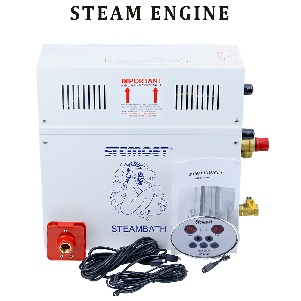 3/4.5/6/9KW 220/380V Steam Generator For Sauna Room Bath Shower Power Home Heate