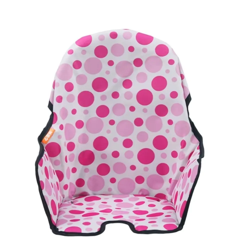 Soft Baby Dining Chair Seat Cover Comfortable Breathable Breathable Pad Liner Yellow Polka Dots High Chair Accessories Baby Care