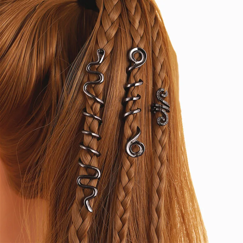 Hair Accessories For Braid Dreadlocks Hair Beads Accessories Clips Rings Headdress Dreads Hair Charms Jewelry Hair Styling Tools 6