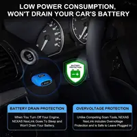 NEXAS Bluetooth OBD2 Scanner EOBD Motorcycle Car Diagnostic Tools Nexlink OBD Scanner Tool Code Reader for iOS Android Windows 2
