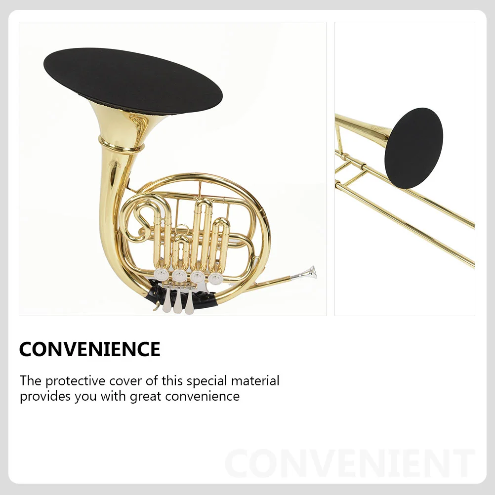 Trombone Horn Cover Musical Instrument Bell Dust-proof Cover Muffler Accessory for Trombone Bass Accessoriesophone Tuba Brass