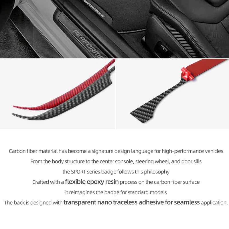 스바루 BRZ/토요타 GR86 2021-용 리얼 카본 파이버 자동차 인테리어 시트 조절 트림 스트립 스티커 장식 자동차 튜닝 액세서리