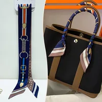 New 2025 simulated silk wrapped bag strap bag handle silk scarf tied bag ribbon decorative small streamer - Image 5