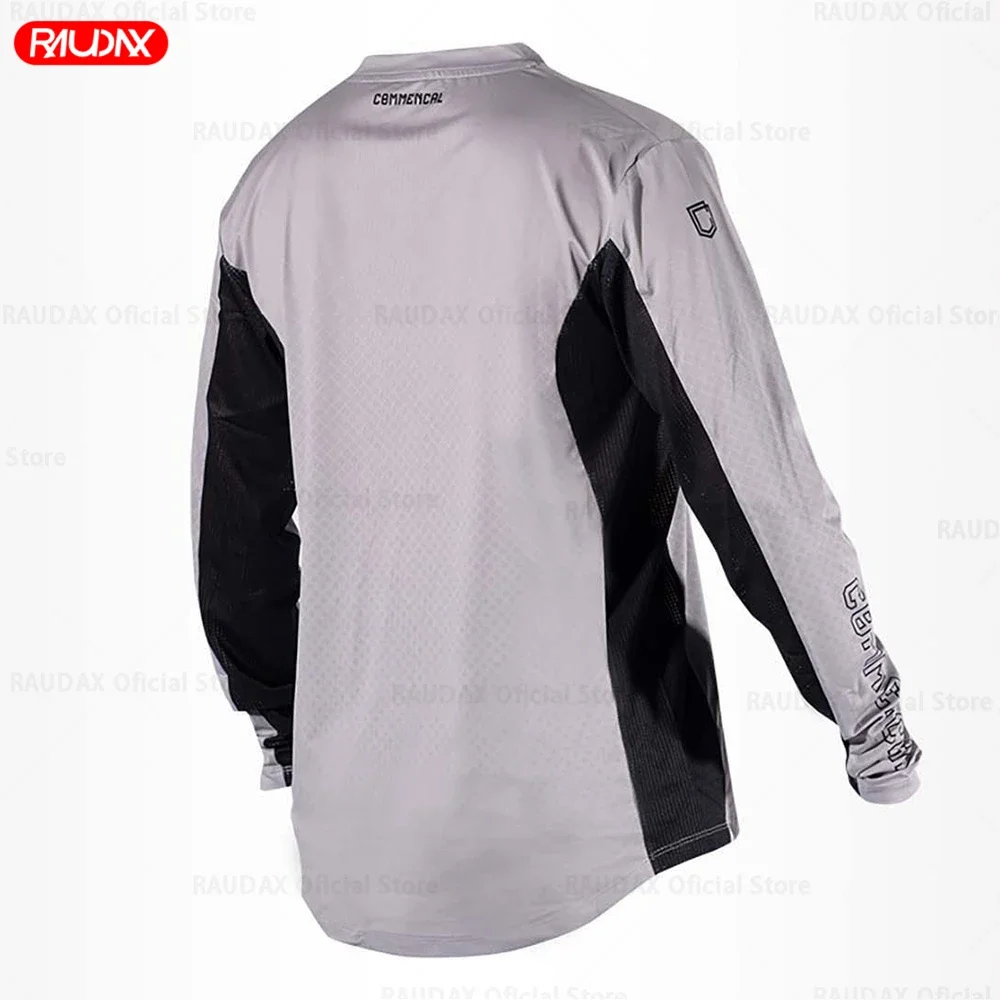 COMMENCAL 2025 Multicolor Cool Cycling Jersey Motocross Cycling Off Road Dirt Bike Riding MTB DH Men Racing Long Sleeve Shirt 2