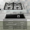 Gas Cooktop, SIMOE Gas Stove Top Bulit-in with 4 Burner, Stainless Steel, NG/LPG Convertible Gas Hob with Cast Iron Grill/Griddl 3