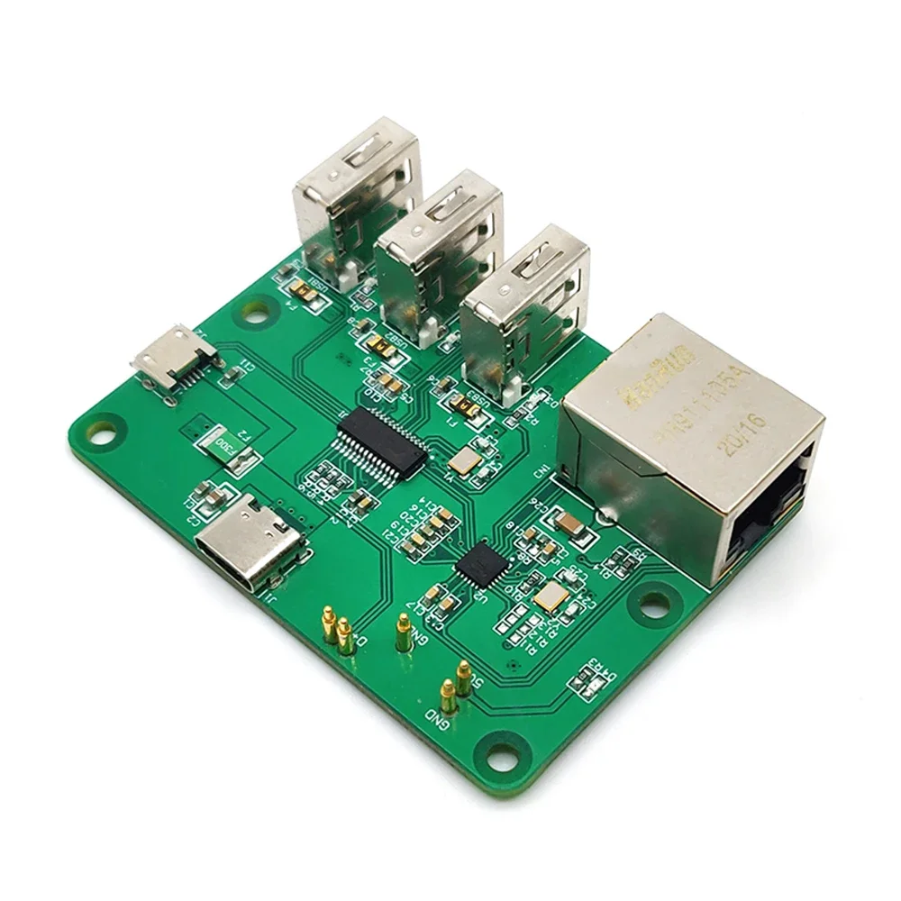 

1X плата расширения сетевого концентратора, USB-концентратор Ethernet, концентратор USB2.0 10/100 Мбит/с, Ethernet-порт, Самовосстанавливающийся Предохранитель для Raspberry Pi Zero