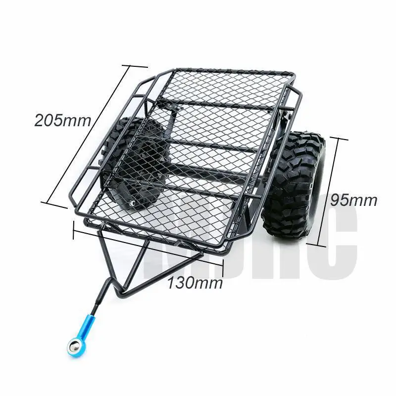 Racing Metal RC Trailer Hopper Frame Simulation for Rock Crawler Truck Trail TRX-4 TRX4 Axial SCX10 RC4WD D90 CC01 Crawler