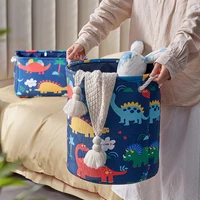 Dinosaur Storage Basket Foldable Laundry Basket Toy Clothes Storage Hamper Organizer Storage Box for Bathroom Bedroom Nursery 5