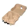10Pcs Creative 4 Grids Paper Pulp Egg Cartons Space Saving Stackable Chicken Eggs Tray Reusable Egg Containers Restaurant 5
