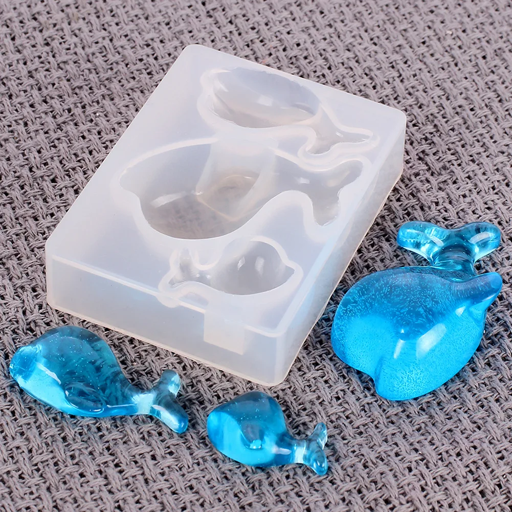 1Pcs Dolphin Jewelry Epoxy Casting Molds Kits Mixed Style UV Silicone Resin Molds For DIY Jewelry Making Findings Supplies 2022