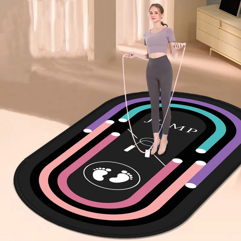 Gym Flooring For Home Gym YTGER Jump Rope Mat, Skipping Rope Mat,Exercise Mat,Round Workout Mat, Gym Mat, Fitness Padded Mat, Shock Absorbing Mat Anti-Slip Mat Anti-Slip Mat Outdoor Exercise Mat
