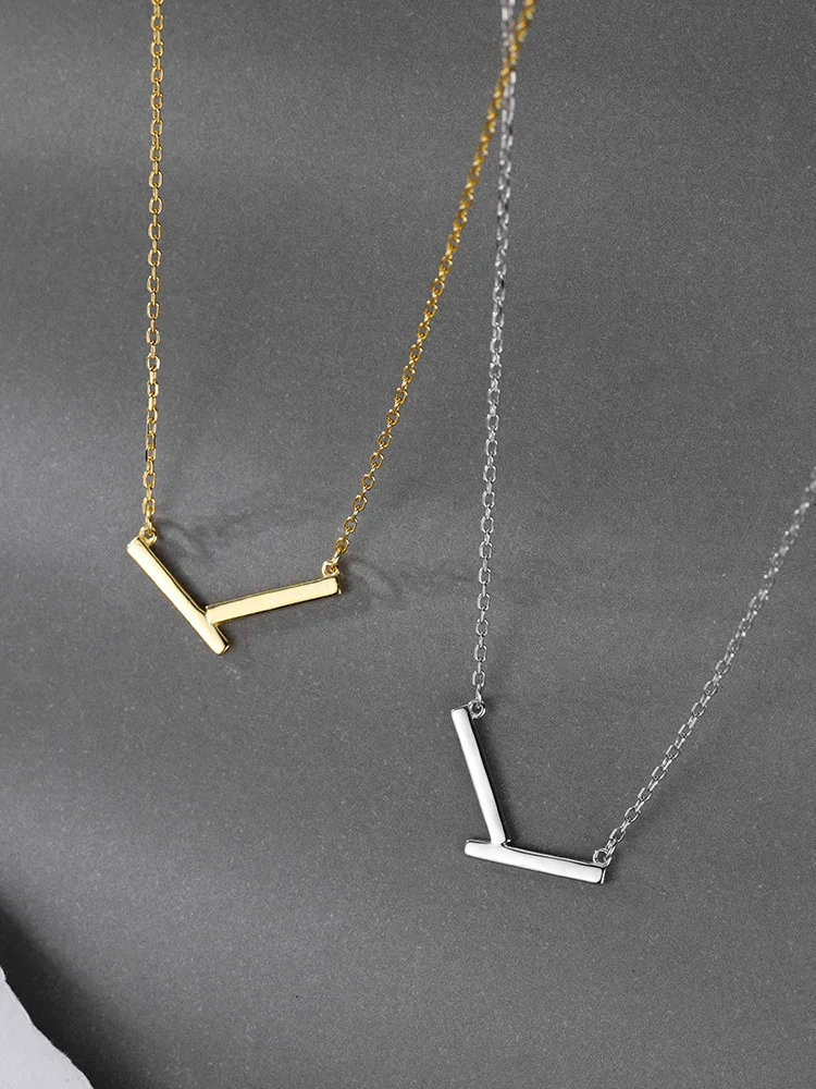 Collier En Argent 925 Avec émail Brun - Forme Losange - Création Délicatement Doux