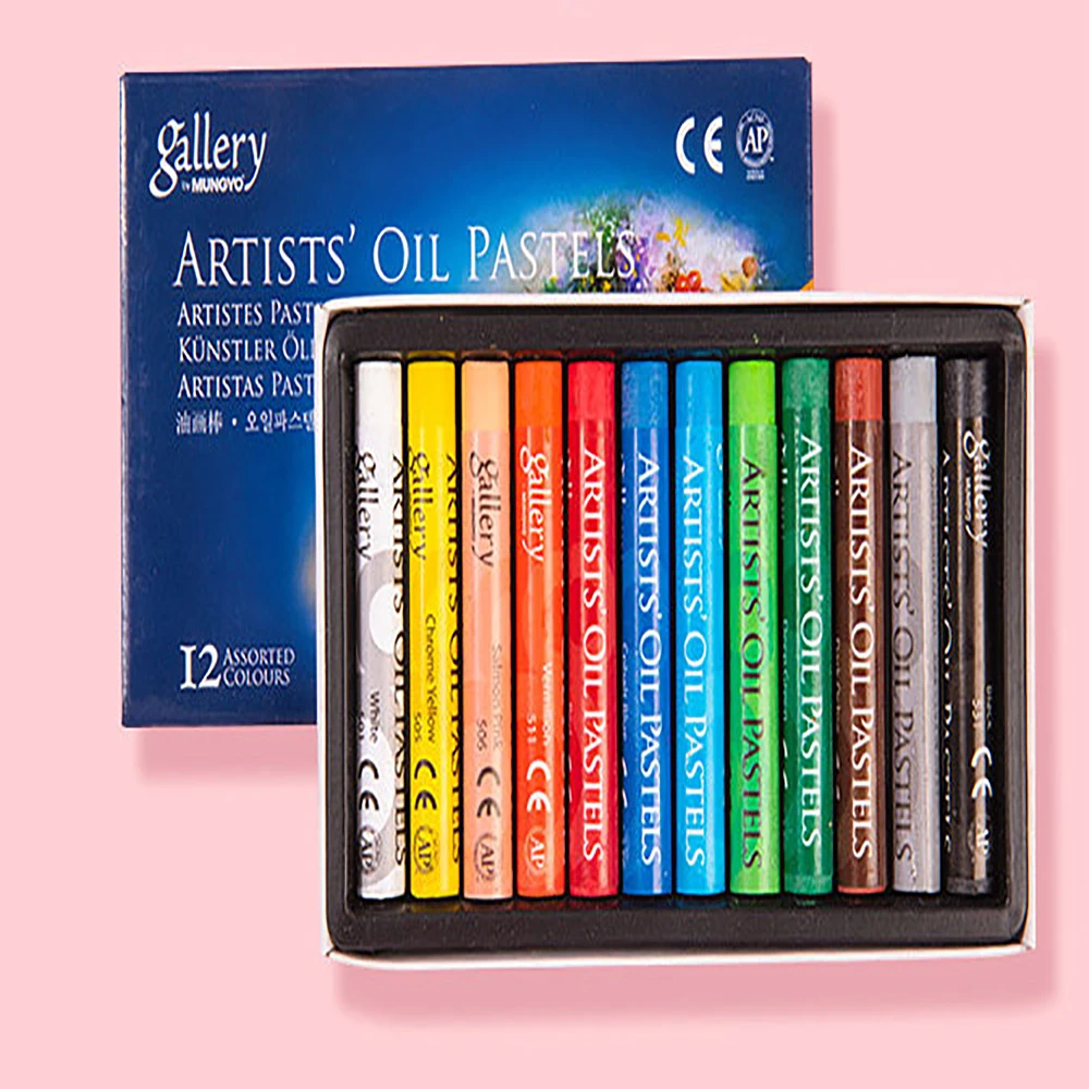 Gallery Artists' Vibrant Soft Oil Pastels - Assorted Blendable Colors