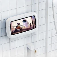 Bathroom Phone Stand Waterproof and Anti-fog Mobile Phone Wall Hanging Can Be Rotated Storage Stand 1