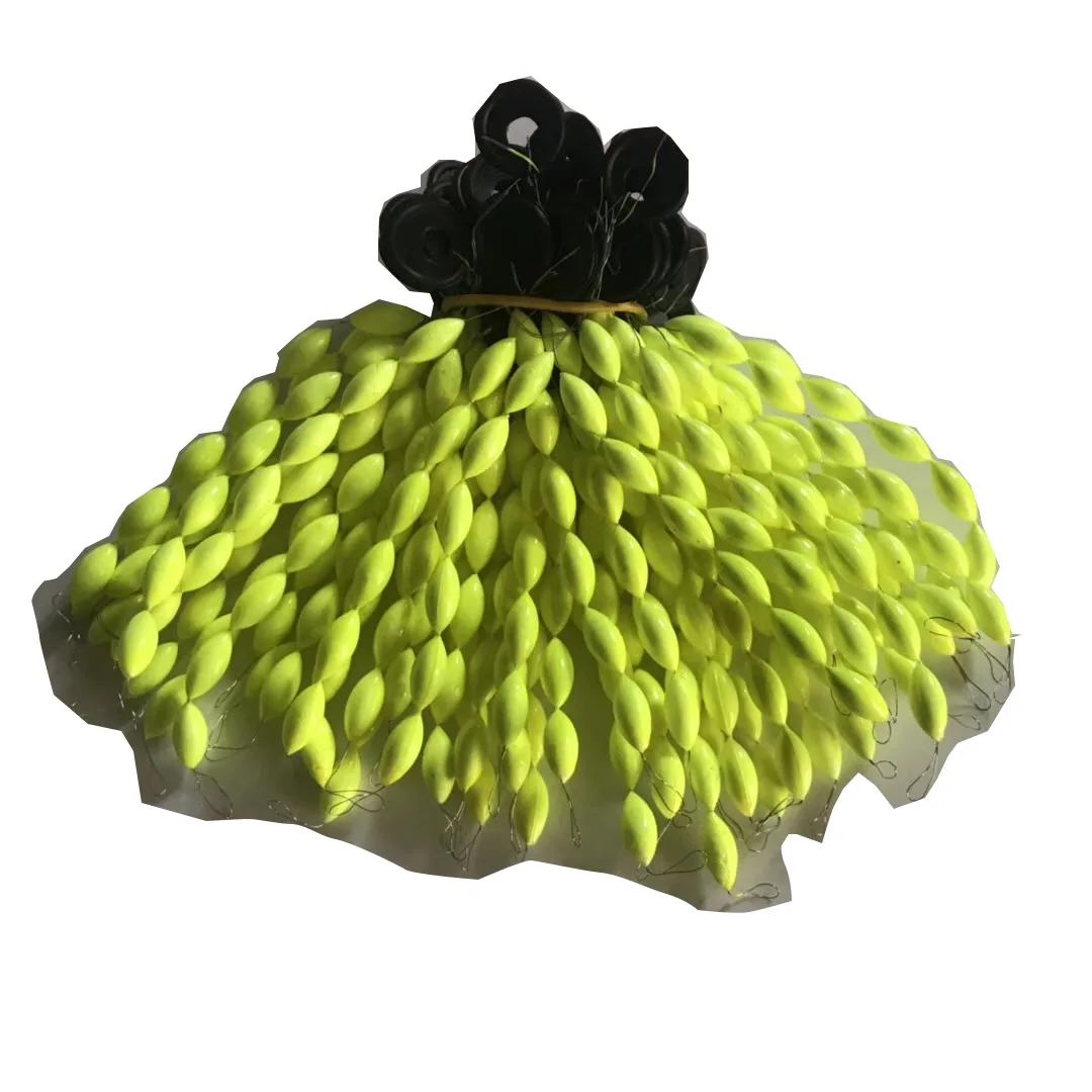10 Flotteurs 7 Étoiles Jaune Rouge pour Pêche à la Carpe, 60 Pièces en Mousse Space