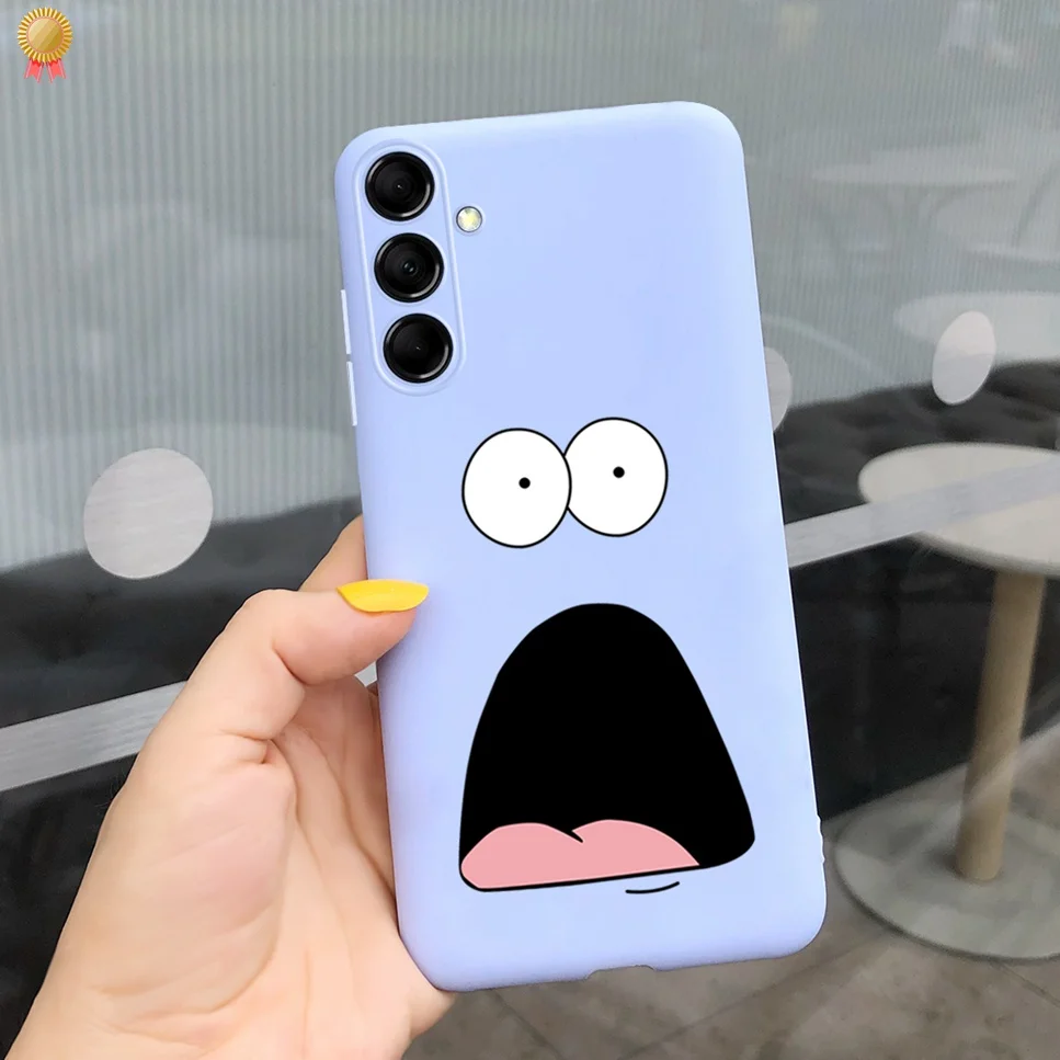 For Samsung F54 5G Cases Cute Cartoon Shockproof Black Pink Silicone For Samsung Galaxy F54 F54 5G Phone Case Bumper Funda