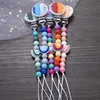 BPA Free Cartoon Silicone Baby Nipple Holder Clip Infant Teether Beads Pacifier Chain Nursing Chew Toys Gifts Soother Chain 3