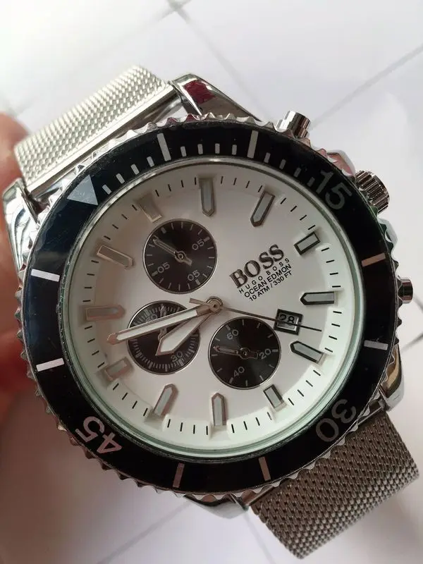 

2023 High Quality Hugo Boss Watches for Men Chronograph Belt Strap Business Fashion Wrist Watch Quartz Movement Stainless Steel