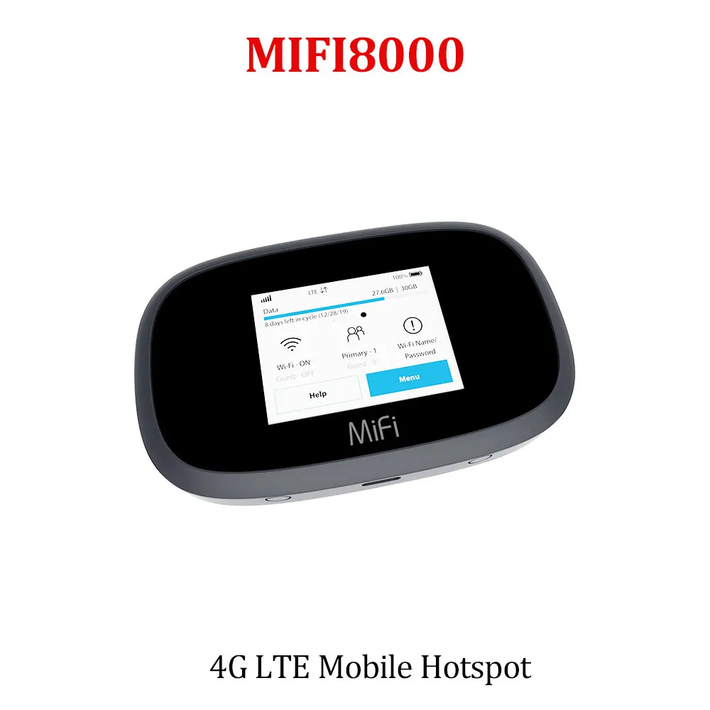

New Inseego MiFi 8000 / Mifi8800 4G LTE Cat18 Mobile Hotspot Global Mobile WiFi Pocket Type C 4400Mha Battery