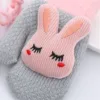 Thicken Mittens for Children Kids Mittens Winter Cute Knitted Gloves Toddler Warm Rope 0-3Years Boy Girl Baby Hand Gloves 6